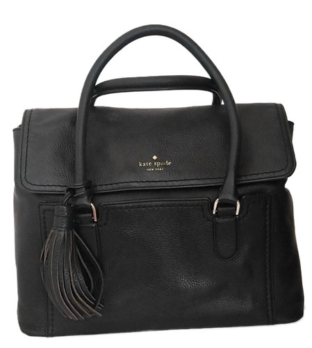 Kate spade large black leather - kate,