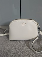 kate spade black leather cross